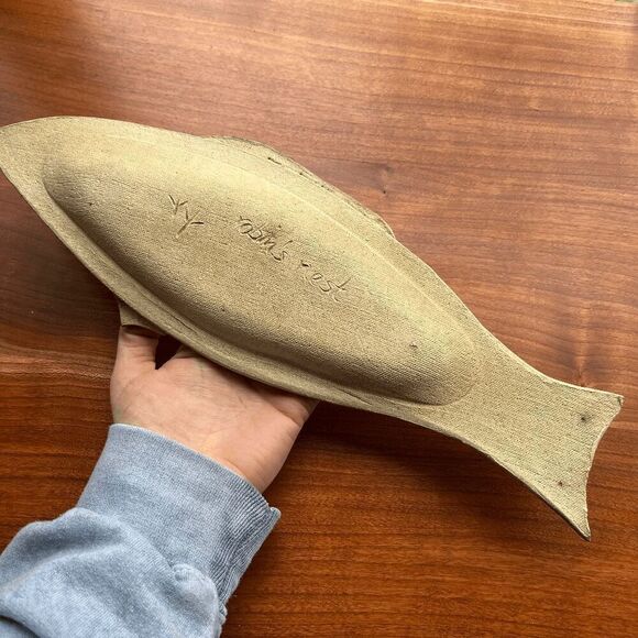 Handmade Ceramic Fish Dish by Robin’s Nest Pottery - Rustic Artisan Decor - Picture 6 of 8